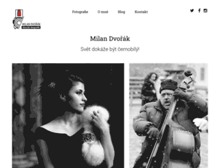 milan-dvorak.net screenshot