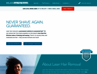 milanlaserftcollins.com screenshot