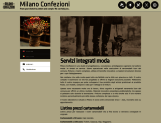 milanoconfezioni.it screenshot