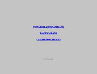 milanoeventi.it screenshot