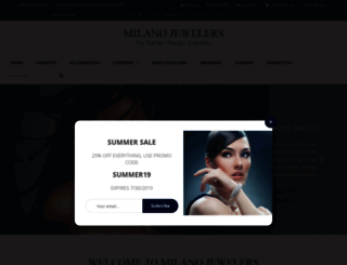 milanojewelersny.com screenshot