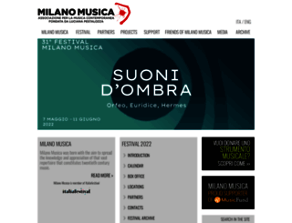 milanomusica.org screenshot