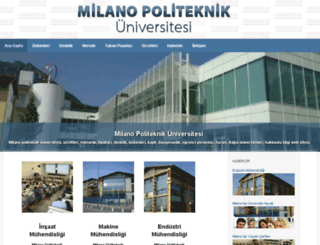 milanopoliteknikuniversitesi.com screenshot