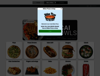 milanpizzalowell.com screenshot