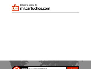 milcartuchos.com screenshot