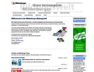 mildenberger-bildungswelt.de screenshot