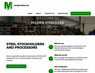 mildensteels.com screenshot