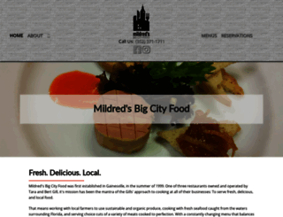 mildredsbigcityfood.com screenshot