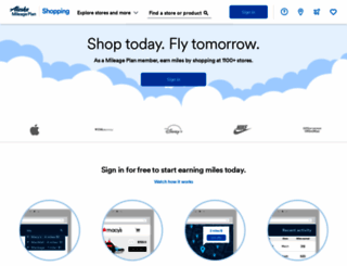 mileageplanshopping.com screenshot