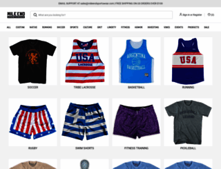 mileendsportswear.com screenshot
