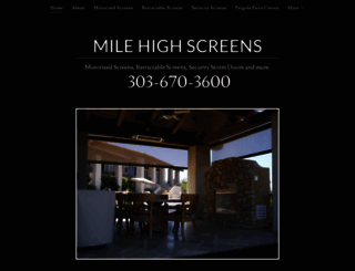 milehighscreens.com screenshot