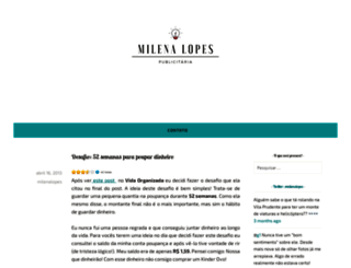 milenalopes.wordpress.com screenshot