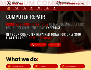 mileniumcomputers.com screenshot