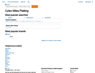 miles-platting.cylex-uk.co.uk screenshot