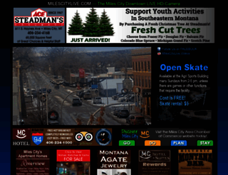 milescitylive.com screenshot