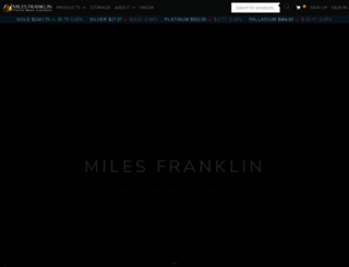 milesfranklin.com screenshot