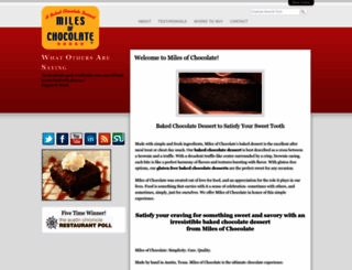 milesofchocolate.com screenshot
