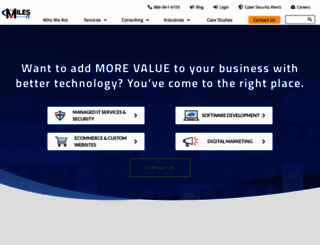 milestechnologies.com screenshot