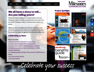 milestonespr.com screenshot