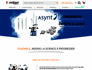 milian.com screenshot