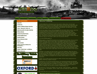 miliblog.co.uk screenshot