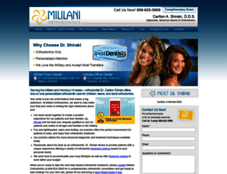 mililaniorthodontics.com screenshot
