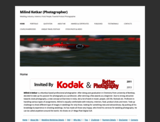 milindketkar.com screenshot