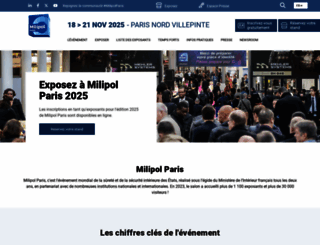milipol.com screenshot
