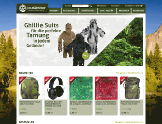 militaershop.ch screenshot