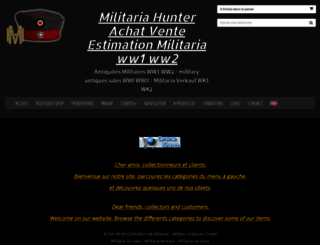 militariahunter.com screenshot