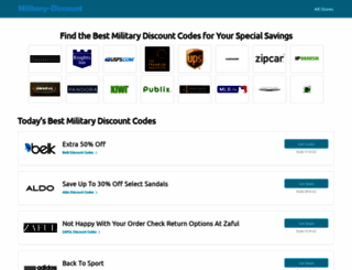military-discount.org screenshot