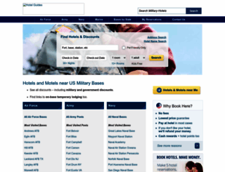 military-hotels.us screenshot