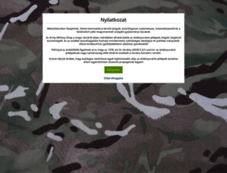 military-shop.hu screenshot