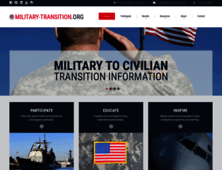 military-transition.org screenshot