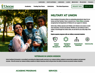 military.myunion.edu screenshot