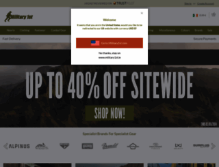 military1st.ie screenshot