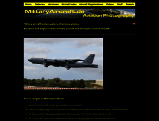 militaryaircraft.de screenshot