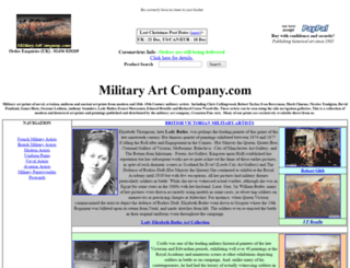 militaryartcompany.com screenshot
