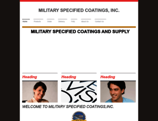 militarycoatingsupplies.com screenshot