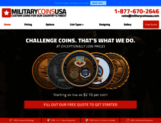 militarycoinsusa.com screenshot