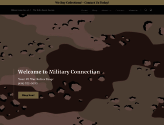 militaryconnectionstore.com screenshot