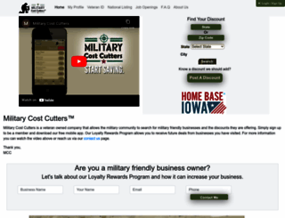 militarycostcutters.com screenshot