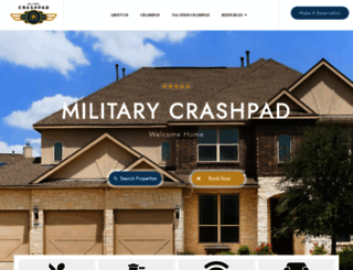 militarycrashpad.com screenshot