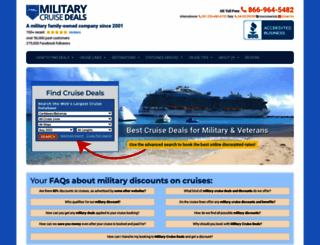 militarycruisedeals.com screenshot