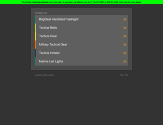 militaryflashlightsale.com screenshot