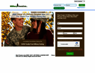 militaryfriendsdate.com screenshot