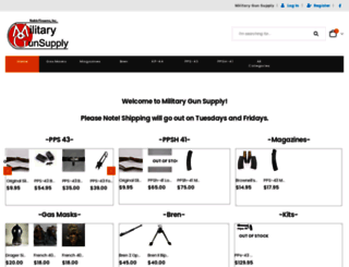 militarygunsupply.com screenshot