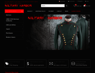 militaryharbor.com screenshot