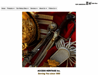 militaryheritage.com screenshot