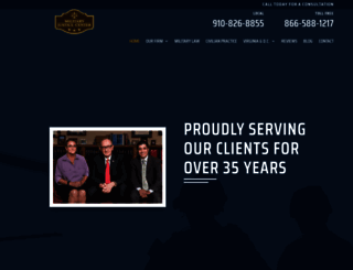 militaryjusticecenter.com screenshot
